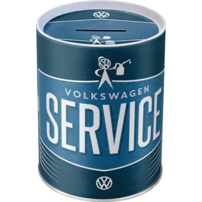 Volkswagen Skarbonka metalowa VW Servis